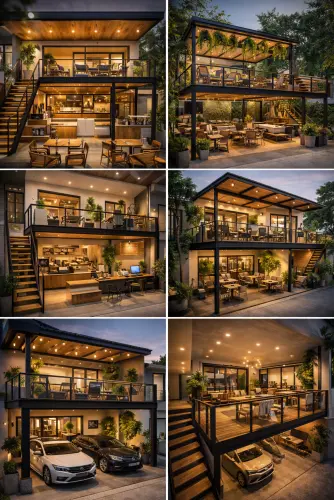 Mezannine Cafe Modern di Cikarang Pusat