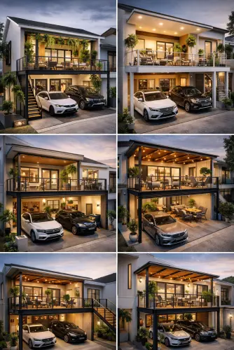 Mezannine Teras Rumah Keren di Cikarang Pusat
